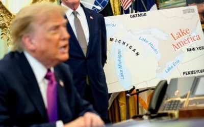 Trump transforma Lago Ontário em Lago América